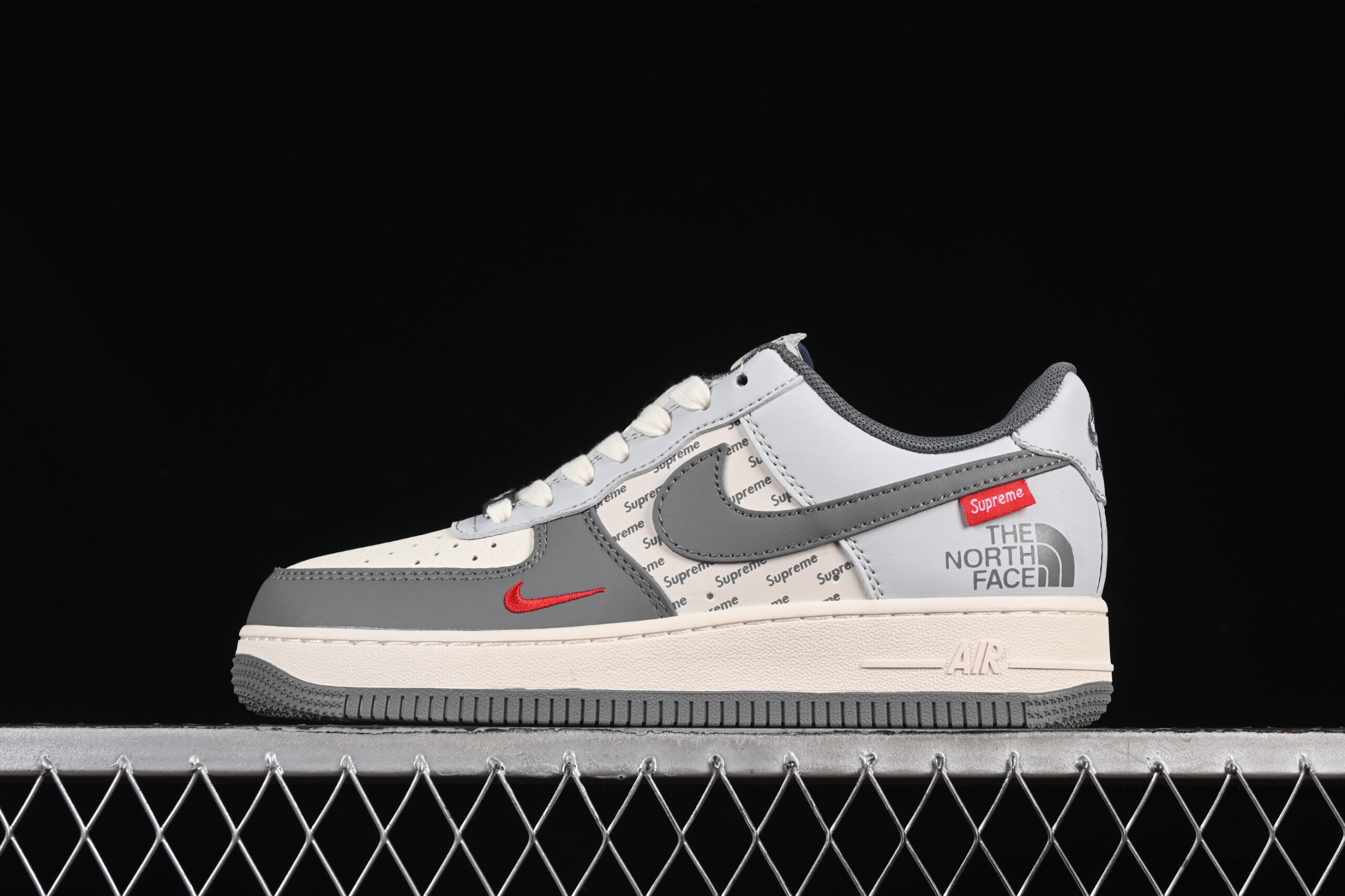 Nike Air Force 1'07 Low Collaboration Grey Air Force 1 Low Top Casual Skate Shoes JJ2508-715