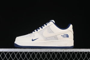 Nike Air Force 1'07 Low Collaboration Cream Blue Air Force 1 Low Top Casual Skate Shoes DF0188-107