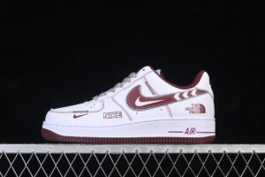 Nike Air Force 1'07 Low Collaboration White Red Air Force 1 Low Top Casual Skate Shoes SU2305-141