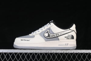 Nike Air Force 1'07 Low Collaboration Cream Black Grey Air Force 1 Low Top Casual Skate Shoes JP8028-066