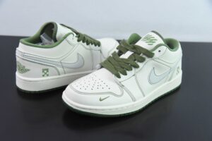 WFWA13756445 Nike Air Jordan 1 Retro x OFF-WHITE White Green 3M CF3688 021
