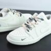 Custom WFWP33056546 Nike Air Jordan 1 Collaboration Cream White Black Low Top DC2024-025