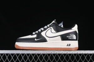 Nike Air Force 1'07 Low Collaboration Black Air Force 1 Low Top Casual Skate Shoes XZ6188-114