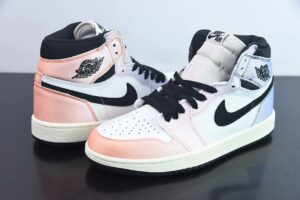 Gradient XAJH29294337 Nike Air Jordan 1 High 0G "Craft" Retro Basketball Shoes White Purple DX0054 805