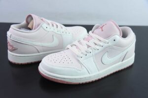 XAJL23302832 Nike Air Jordan 1 Low Top White Pink IH0823-611