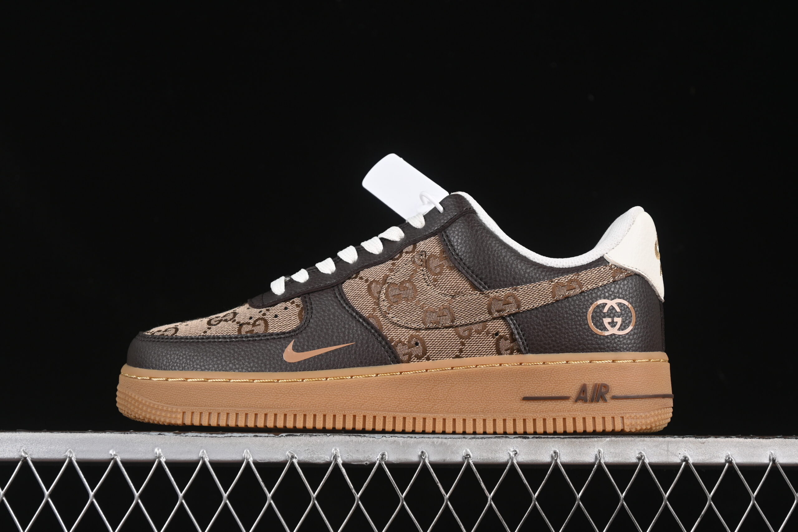 Nike Air Force 1'07 Low Collaboration Brown Air Force 1 Low Top Casual Skate Shoes LW9279-004