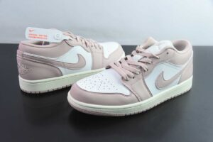 XAJT85533936 Nike Air Jordan 1 Jordan 1 Pink White Low Top Culture Casual Skate Shoes DC0774-162