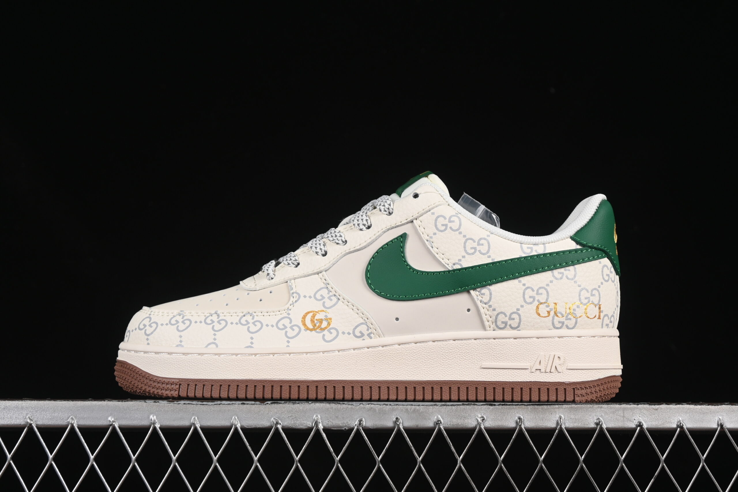 Nike Air Force 1'07 Low Collaboration Brown Green Air Force 1 Low Top Casual Skate Shoes JJ2508-711