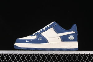 Nike Air Force 1'07 Low Collaboration Blue Air Force 1 Low Top Casual Skate Shoes KK1988-085