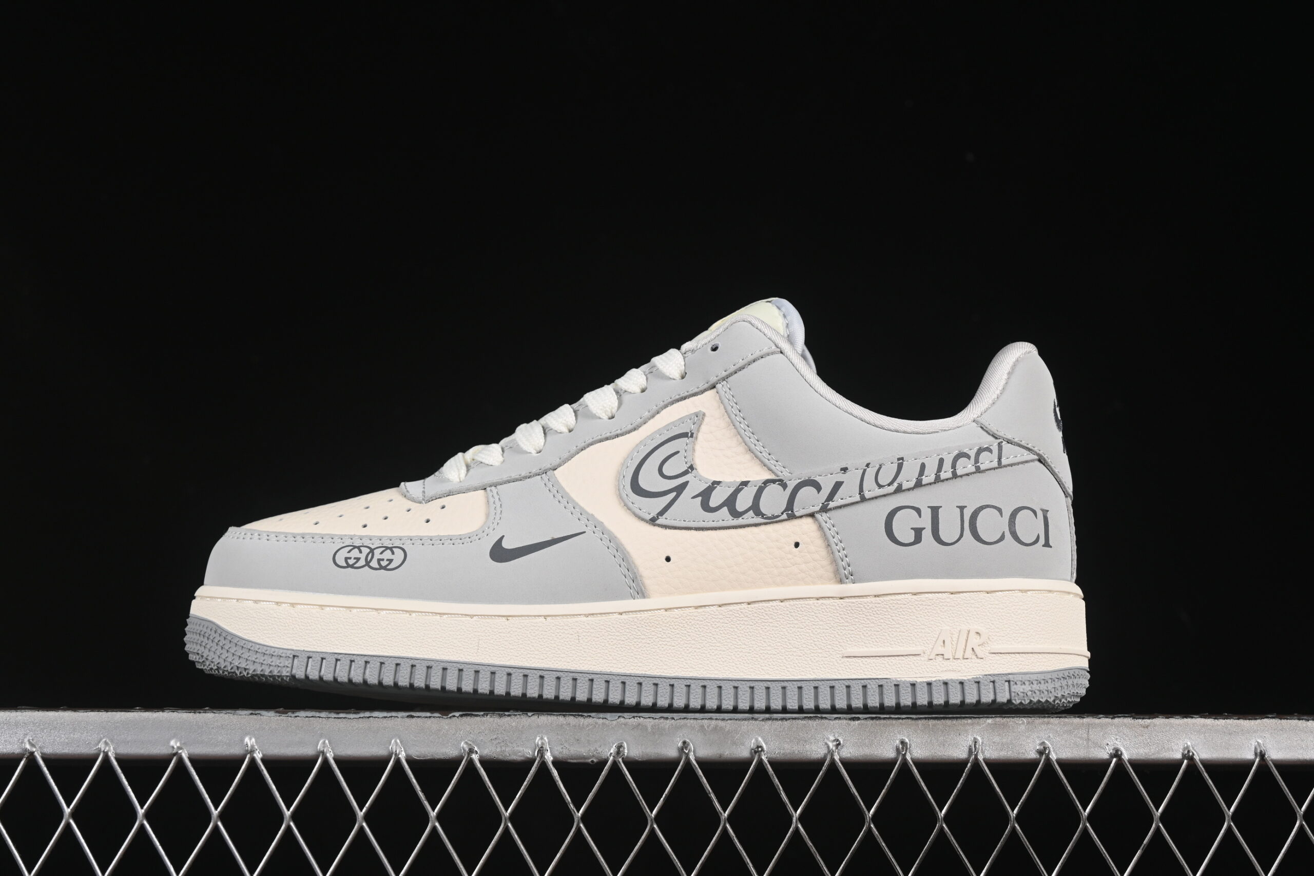NIke Air Force 1'07 Low Collaboration Grey Air Force 1 Low Top Casual Skate Shoes DF0188-050