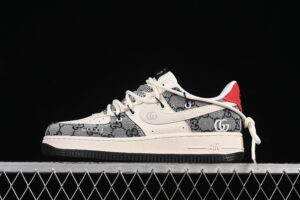 Nike Air Force 1'07 Low Collaboration Grey Air Force 1 Low Top Casual Skate Shoes YX5066-319