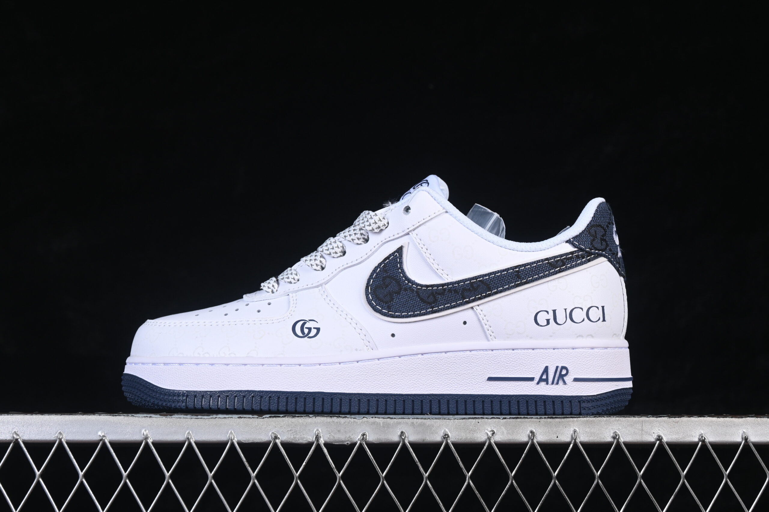 Nike Air Force 1'07 Low Collaboration Blue Air Force 1 Low Top Casual Skate Shoes XX3168-196