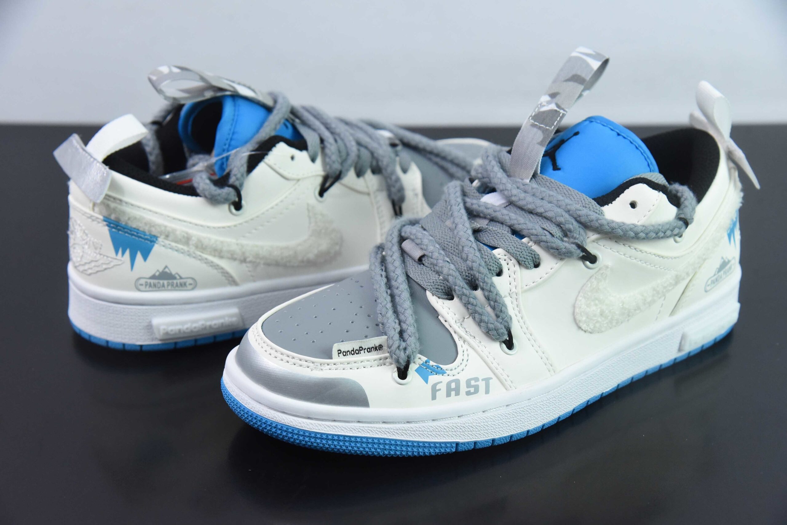 ZAJN97362339 ABAS x Travis Scott x Nike Air Jordan 1 White Blue Grey 553558-041