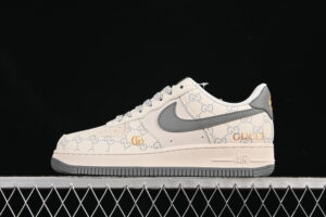 Nike Air Force 1'07 Low Collaboration Grey Air Force 1 Low Top Casual Skate Shoes ZH2598-322
