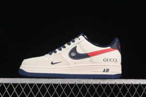 Nike Air Force 1'07 Low Collaboration Blue Red Air Force 1 Low Top Casual Skate Shoes JJ2508-713