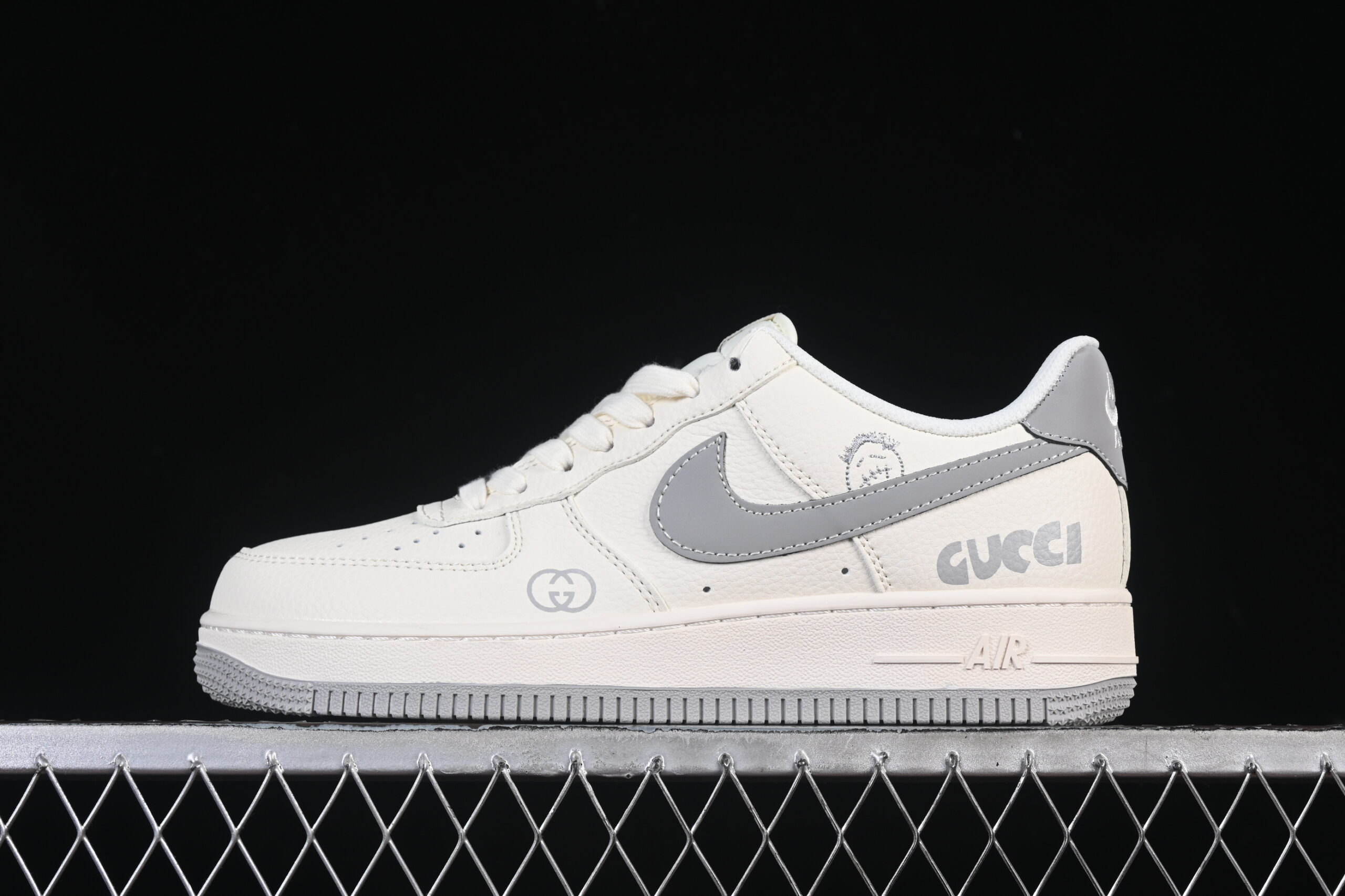 Nike Air Force 1'07 Low Collaboration Cream Grey Air Force 1 Low Top Casual Skate Shoes QW5836-024
