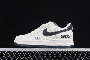 Nike Air Force 1'07 Low Collaboration Cream Blue Air Force 1 Low Top Casual Skate Shoes QW5836-006
