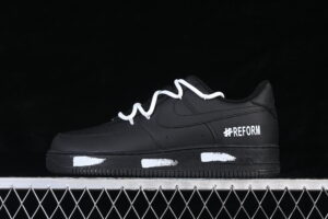 Nike Air Force 1'07 Low Black Air Force 1 Low Top Casual Skate Shoes DB2024-010