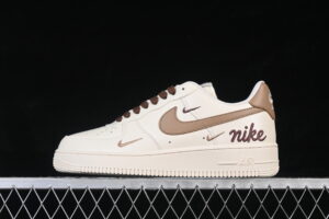 Nike Air Force 1'07 Low White Brown Air Force 1 Low Top Casual Skate Shoes NH0601-584