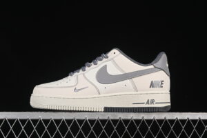 Nike Air Force 1'07 Low White Grey Air Force 1 Low Top Casual Skate Shoes SC9207-534