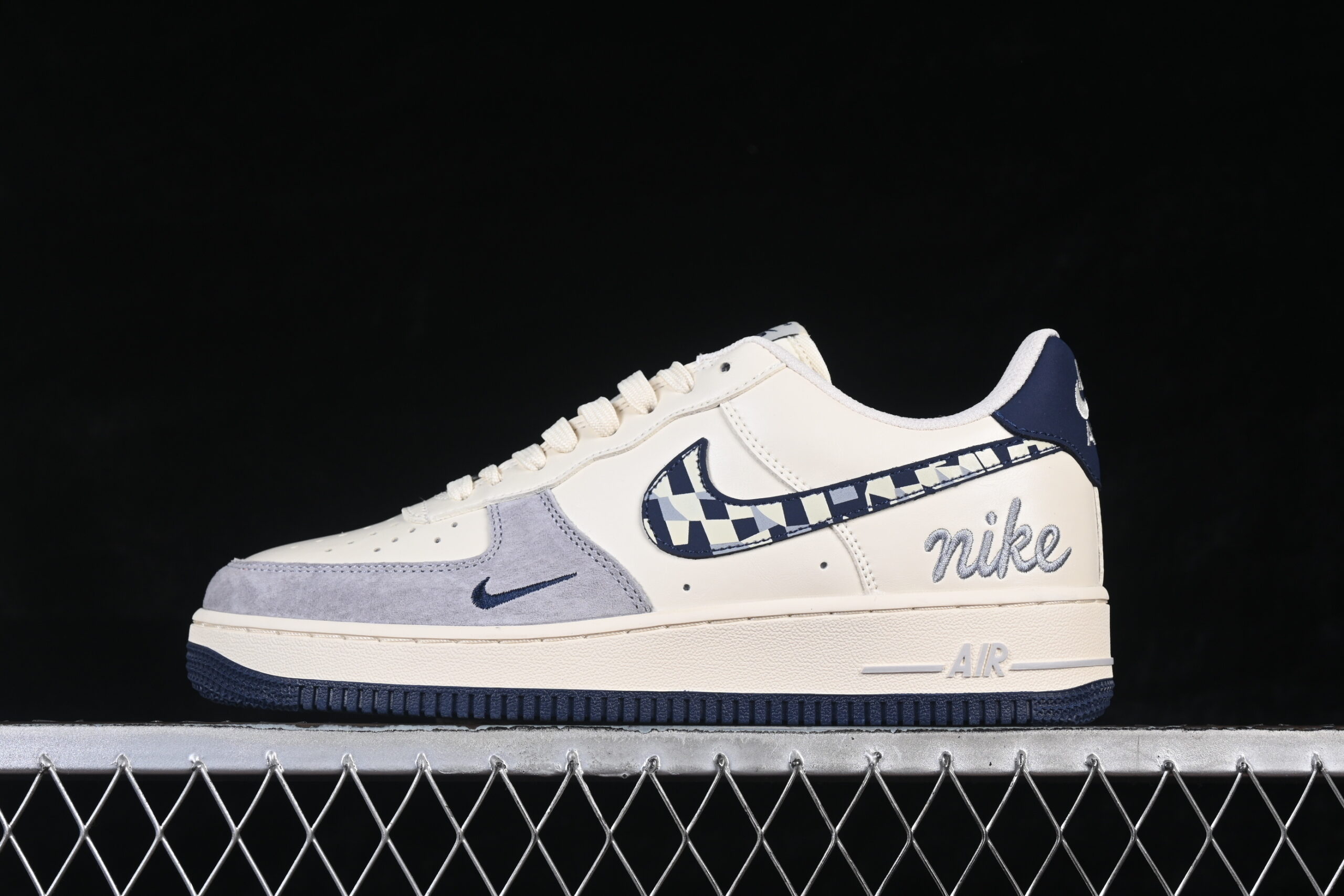 Nike Air Force 1'07 Low White Blue Air Force 1 Low Top Casual Skate Shoes NH0601-580