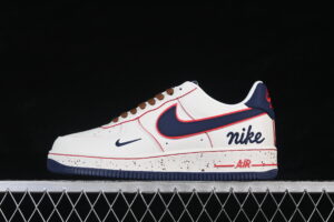 Nike Air Force 1'07 Low White Blue Red Air Force 1 Low Top Casual Skate Shoes NH0601-545