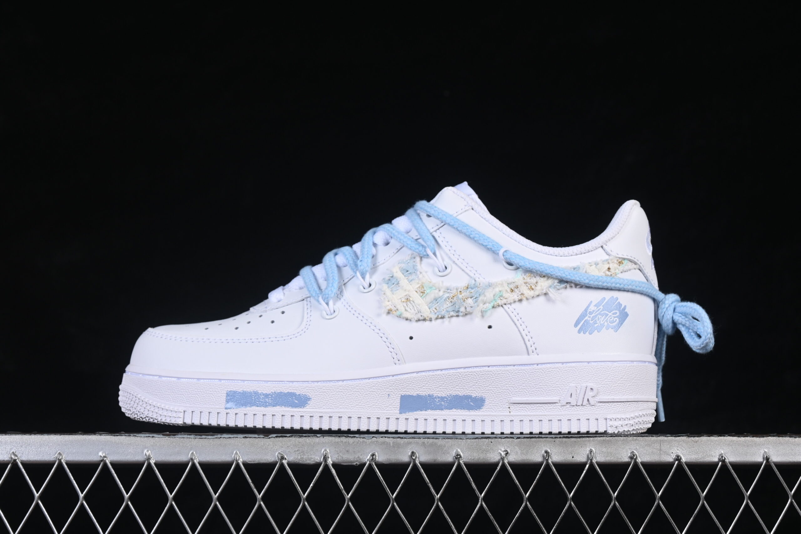 Nike Air Force 1'07 Low Blue Air Force 1 Low Top Casual Skate Shoes DC9999-223