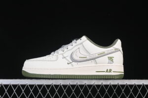 Nike Air Force 1'07 Low Collaboration Cream Green Air Force 1 Low Top Casual Skate Shoes JP8028-003