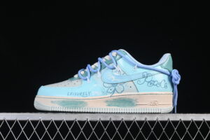 Nike Air Force 1'07 Low Air Force 1 Low Top Casual Skate Shoes Graffiti Hand Painted KS6968-777