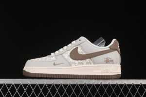 Nike Air Force 1'07 Low Collaboration Brown Air Force 1 Low Top Casual Skate Shoes ZH2598-320