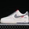Nike Air Force 1'07 Low Collaboration Grey Air Force 1 Low Top Casual Skate Shoes HH7518-037