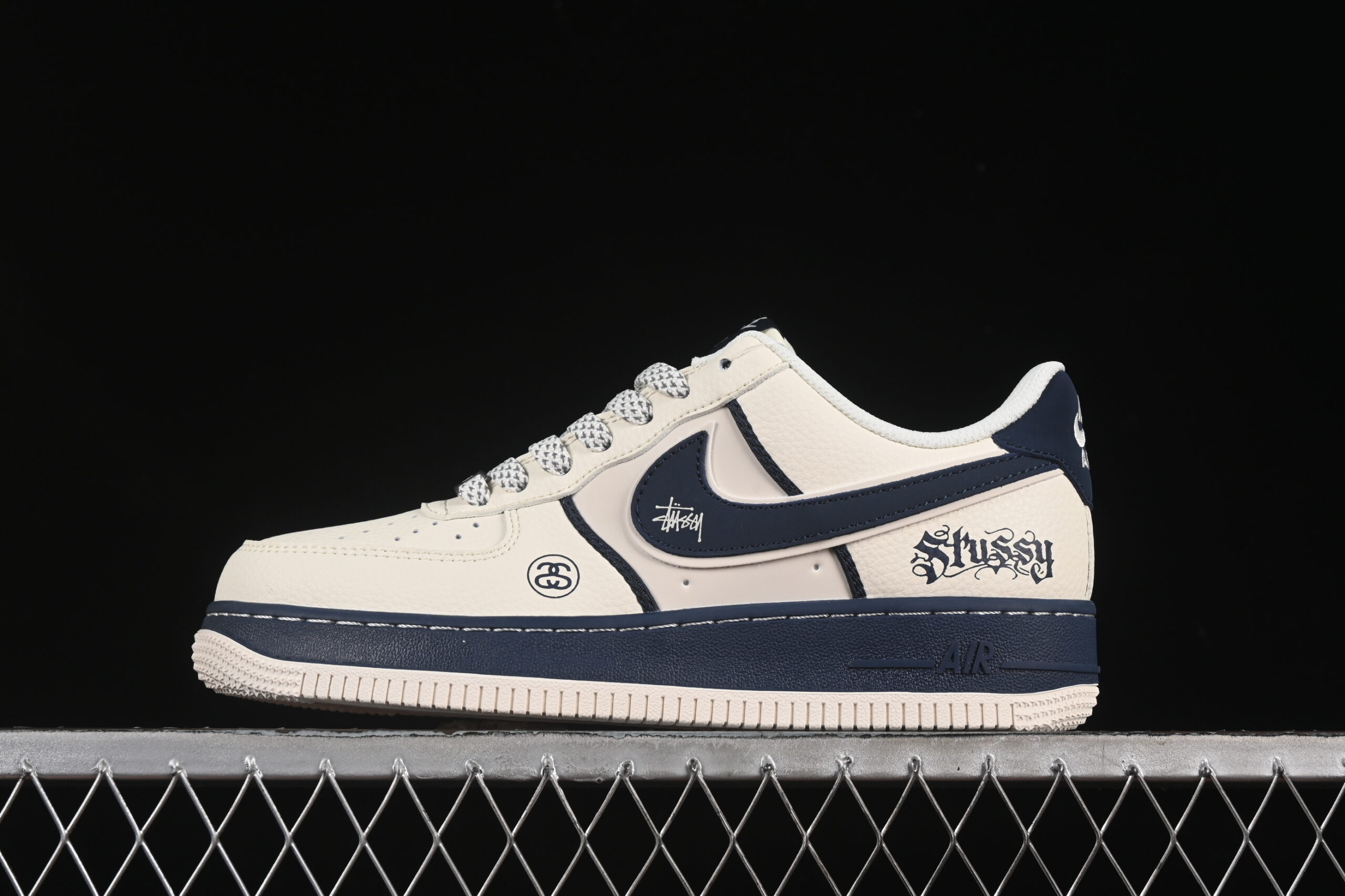 Nike Air Force 1'07 Low Collaboration Cream Blue Air Force 1 Low Top Casual Skate Shoes QW5836-009