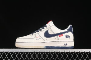 Nike Air Force 1'07 Low Collaboration Blue Red Air Force 1 Low Top Casual Skate Shoes HH7518-072
