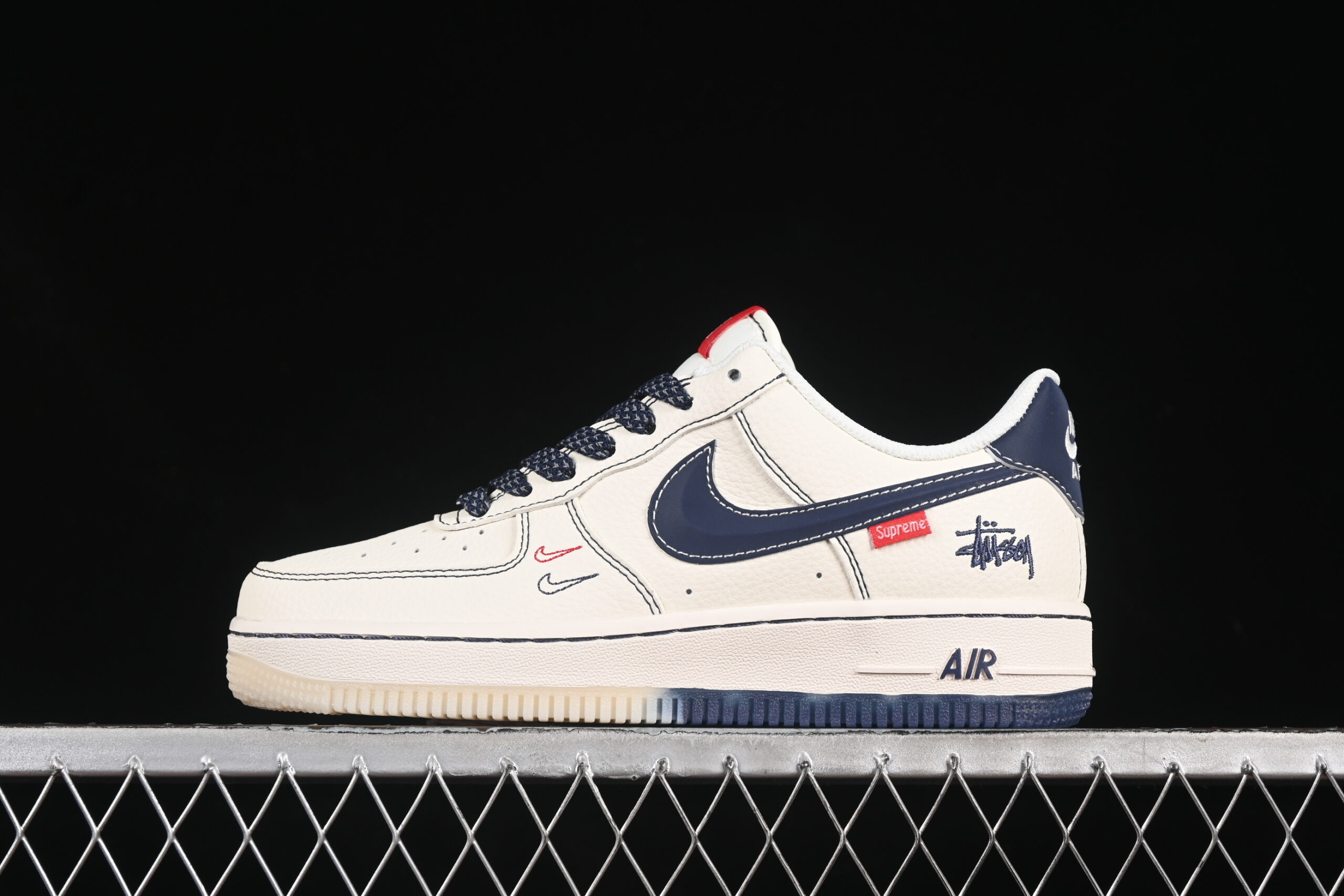 Nike Air Force 1'07 Low Collaboration Blue Red Air Force 1 Low Top Casual Skate Shoes HH7518-072