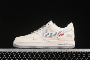 Nike Air Force 1'07 Low Collaboration Grey Air Force 1 Low Top Casual Sports Skate Shoes XX3168-209