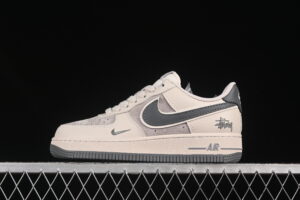 Nike Air Force 1'07 Low Collaboration Grey Grey Air Force 1 Low Top Casual Skate Shoes XX3168-126