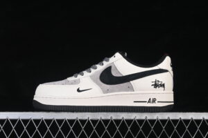 Nike Air Force 1'07 Low Collaboration White Grey Black Air Force 1 Low Top Casual Skate Shoes XD9314-617