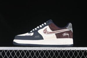 Nike Air Force 1'07 Low Collaboration White Blue Air Force 1 Low Top Casual Skate Shoes KK1988-061