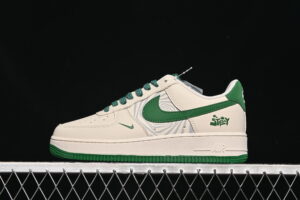 Nike Air Force 1'07 Low Collaboration Cream Green Air Force 1 Low Top Casual Skate Shoes HJ3318-001