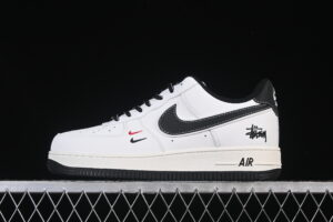 Nike Air Force 1'07 Low Collaboration Cream Black Black Air Force 1 Low Top Casual Skate Shoes CS5288-037