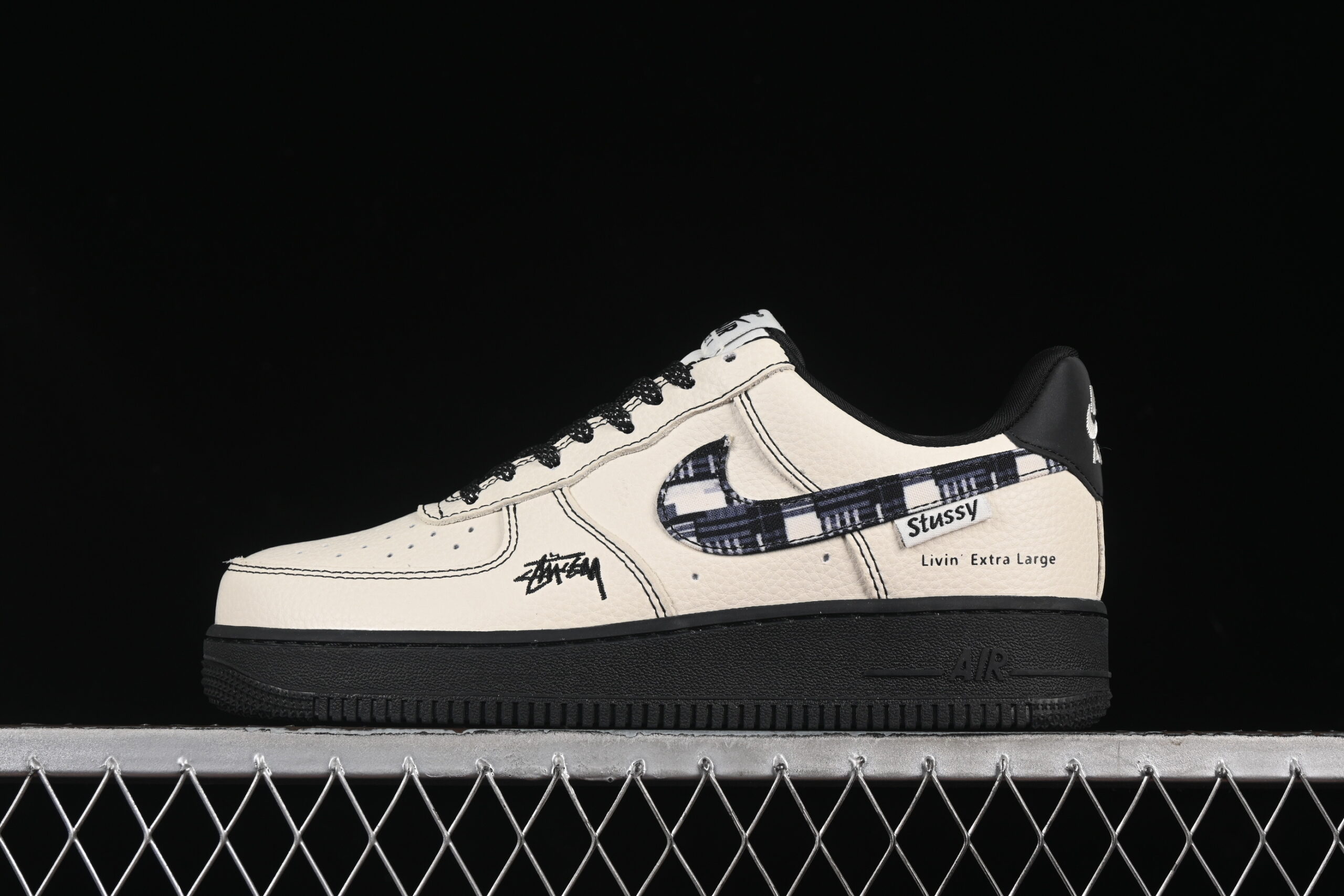 Nike Air Force 1'07 Low Collaboration Cream Black Air Force 1 Low Top Casual Skate Shoes KK1988-071