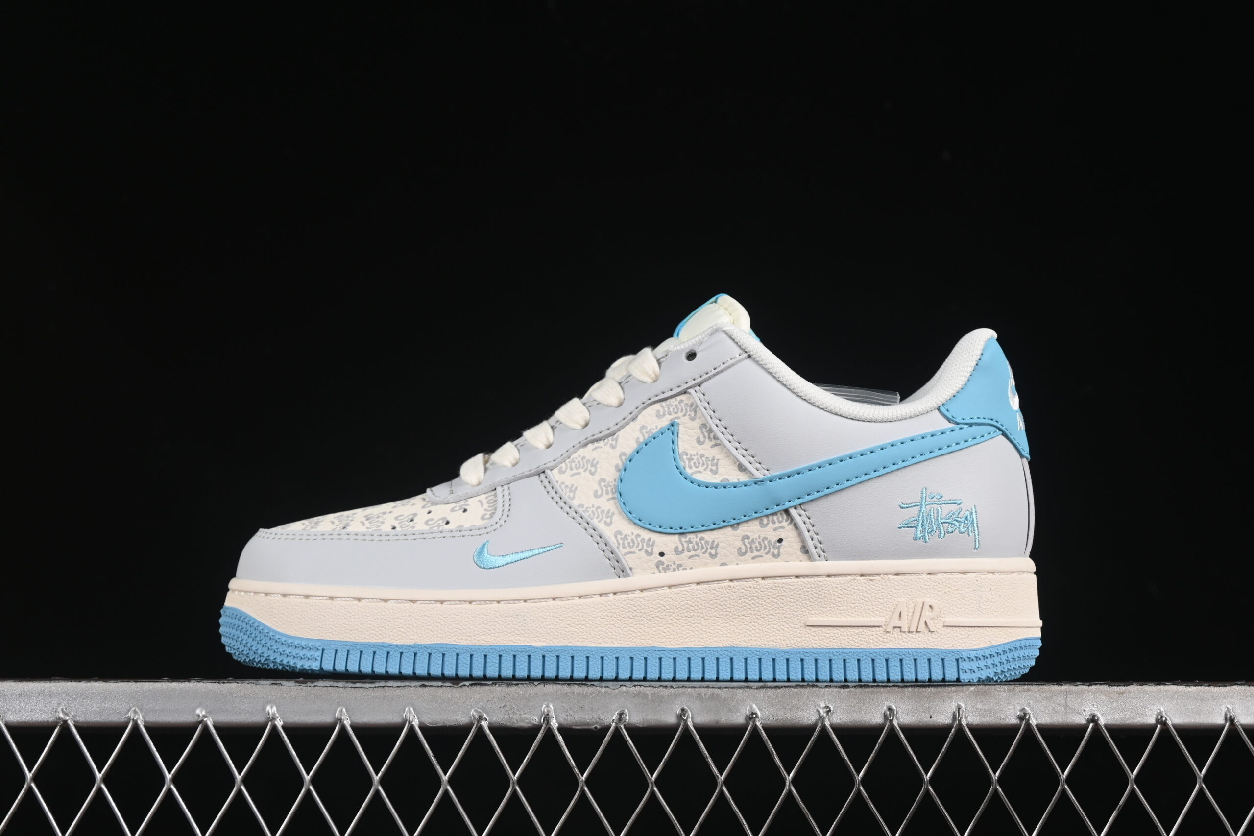 Nike Air Force 1'07 Low Collaboration Blue Air Force 1 Low Top Casual Skate Shoes JJ2508-717