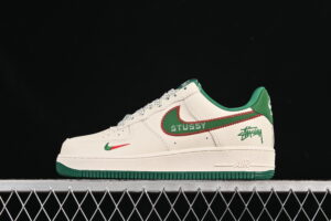 Nike Air Force 1'07 Low Collaboration Cream Green Air Force 1 Low Top Casual Skate Shoes KJ1688-002