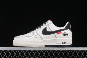 Nike Air Force 1'07 Low Collaboration Black Air Force 1 Low Top Casual Skate Shoes HH7518-036