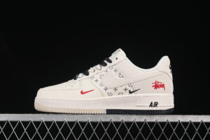 Nike Air Force 1'07 Low Collaboration Black Air Force 1 Low Top Casual Skate Shoes HH7518-076