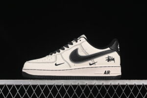 Nike Air Force 1'07 Low Collaboration Black Air Force 1 Low Top Casual Skate Shoes HH7518-059