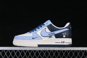 Nike Air Force 1'07 Low Collaboration Blue Air Force 1 Low Top Casual Skate Shoes XD9314-616