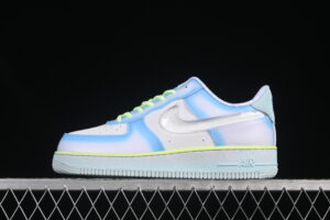 Nike Air Force 1'07 Low Blue Air Force 1 Low Top Casual Skate Shoes HJ4399-400