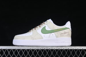 Nike Air Force 1'07 Low Brown Green Air Force 1 Low Top Casual Skate Shoes ZH0316-130