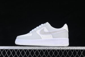 Nike Air Force 1'07 Low White Grey Air Force 1 Low Top Casual Skate Shoes IB6842-100